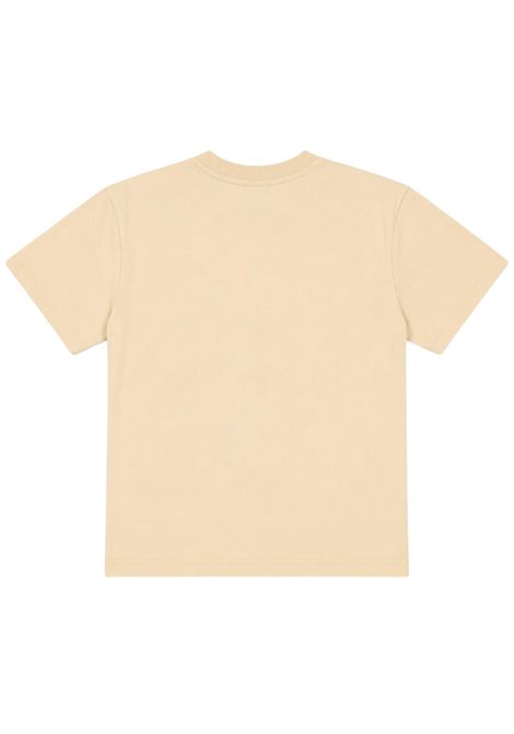 Cream cotton T-shirt for girls MARCELO BURLON | JGTH091PANNA